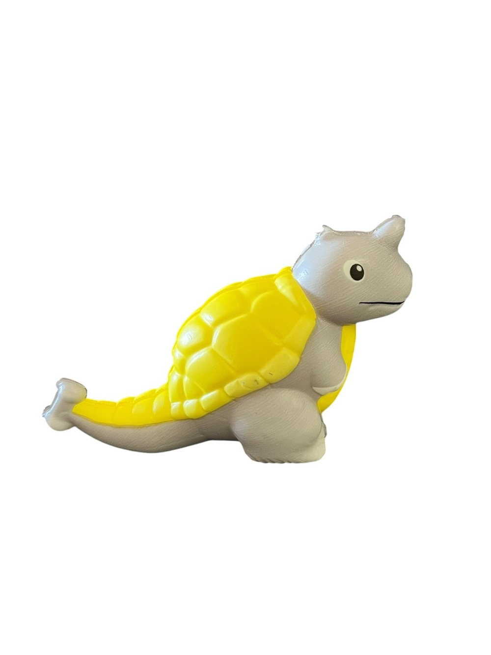 Gray Yellow Dinosaur Stegosaurus Squishy Toy Trending Best Seller Stress Relief